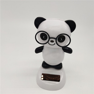 Aranyos nyúl napenergiával működő táncos játékok Lengő animált bobble táncos fejrázó játék autó dísz műszerfali dekoráció
