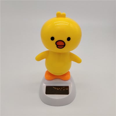 Aranyos nyúl napenergiával működő táncos játékok Lengő animált bobble táncos fejrázó játék autó dísz műszerfali dekoráció