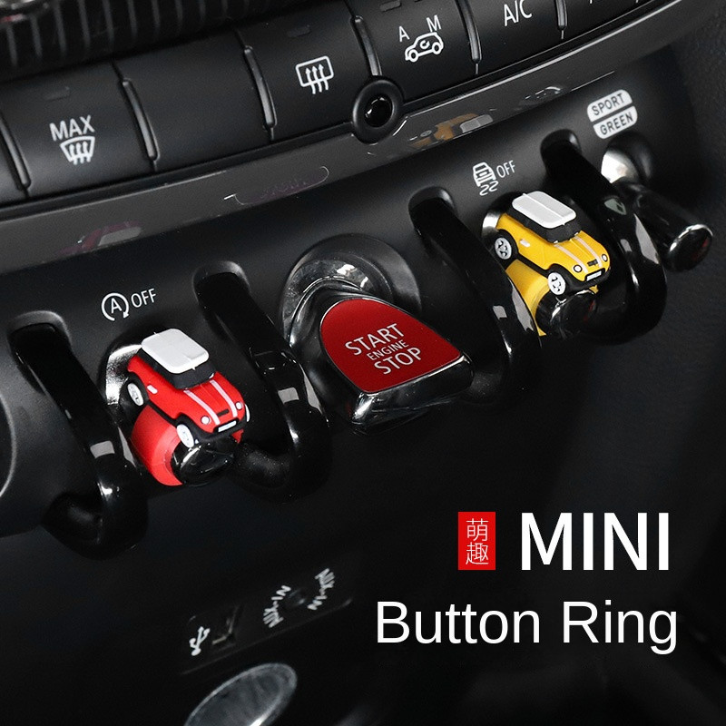 6 DB Használható BMW Minicooper autós műszerfal központi vezérlés kis díszek mini dekoratív autóbelső játékmodellhez