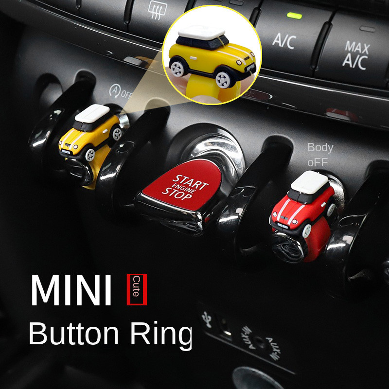 6 DB Használható BMW Minicooper autós műszerfal központi vezérlés kis díszek mini dekoratív autóbelső játékmodellhez