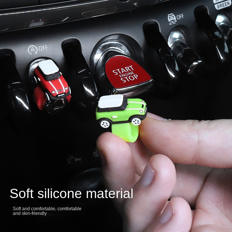 6 DB Használható BMW Minicooper autós műszerfal központi vezérlés kis díszek mini dekoratív autóbelső játékmodellhez