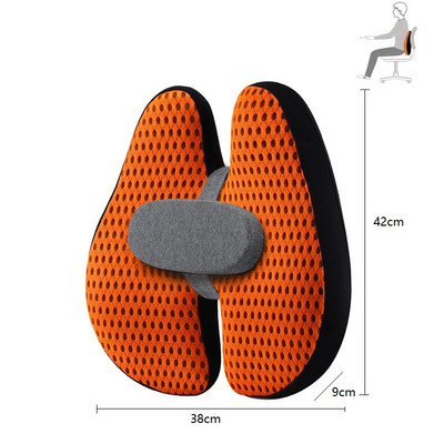 Kontoritooli nimme tugipadi Autoistme padi keskmise väikese padjaga Hea kvaliteediga mäluvahust auto nimmepadi
