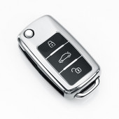 Automašīnas atslēgas vāciņa korpusa turētāja atslēgu piekariņš priekš VW Volkswagen Polo Golf Passat Beetle Caddy T5 Up Eos Tiguan Jetta priekš Skoda Octavia A5