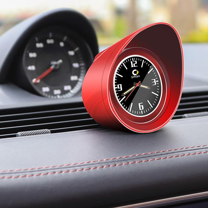 Automobilio prietaisų skydelio ornamentas laikrodis Automatinis kvarcinis laikrodžio interjeras, skirtas Smart 451 453 fortwo keturiems automobiliams, automobilių priedai