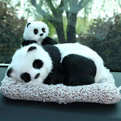 Στολίδια αυτοκινήτου Χαριτωμένα Προσομοίωση Γάτες ύπνου Σκύλοι Διακόσμηση Αυτοκίνητα Υπέροχα βελούδινα γατάκια κούκλα Παιδικά δώρα Αξεσουάρ