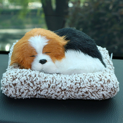 Στολίδια αυτοκινήτου Χαριτωμένα Προσομοίωση Γάτες ύπνου Σκύλοι Διακόσμηση Αυτοκίνητα Υπέροχα βελούδινα γατάκια κούκλα Παιδικά δώρα Αξεσουάρ