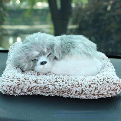 Στολίδια αυτοκινήτου Χαριτωμένα Προσομοίωση Γάτες ύπνου Σκύλοι Διακόσμηση Αυτοκίνητα Υπέροχα βελούδινα γατάκια κούκλα Παιδικά δώρα Αξεσουάρ