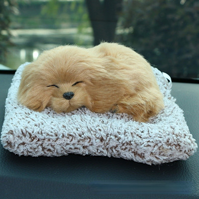 Στολίδια αυτοκινήτου Χαριτωμένα Προσομοίωση Γάτες ύπνου Σκύλοι Διακόσμηση Αυτοκίνητα Υπέροχα βελούδινα γατάκια κούκλα Παιδικά δώρα Αξεσουάρ