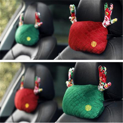 Christmas Creative Deer Antlers Auto Seat Head Neck Rest Headrest Μαξιλάρι αυτοκινήτου Μαξιλάρι λαιμού αυτοκινήτου Εξατομικευμένα μαξιλάρια αυτοκινήτου