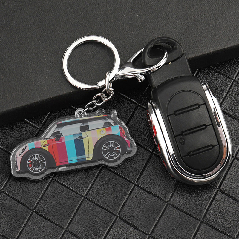 Universaalne Mini Cooperi tarvikute jaoks F55 F56 R55 R56 R60 Autode loominguliste võtmehoidjate jaoks Luksuslik võtmehoidja võtmehoidja Autodekoratsioon