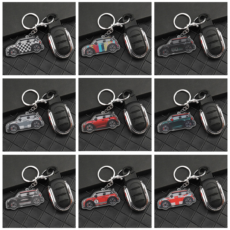 Universaalne Mini Cooperi tarvikute jaoks F55 F56 R55 R56 R60 Autode loominguliste võtmehoidjate jaoks Luksuslik võtmehoidja võtmehoidja Autodekoratsioon