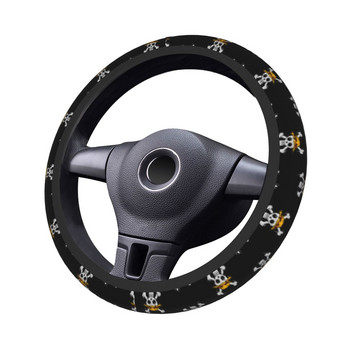 One Piece Skull Car Volan Cover Неплъзгащ се японски аниме Auto Steering Wheel Protector Colorful Auto Car Accessories