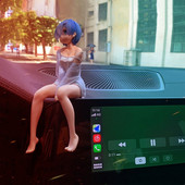 Pidžama Rem Ram Postavka za stolac Dekoracija PVC Anime figurica Automobilski ukrasi Auto Interijer Dodaci Dekoracija Rođendanski poklon