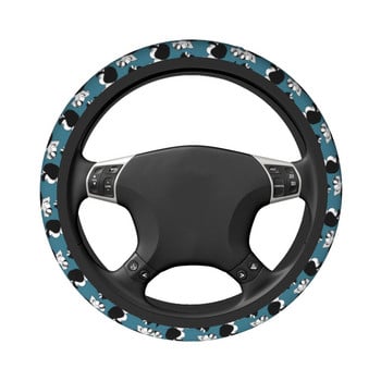 Little Mafalda Car Steering Wheel Cover 37-38 Неплъзгащ се аниме манга Авто протектор за волан Elastische интериорни аксесоари