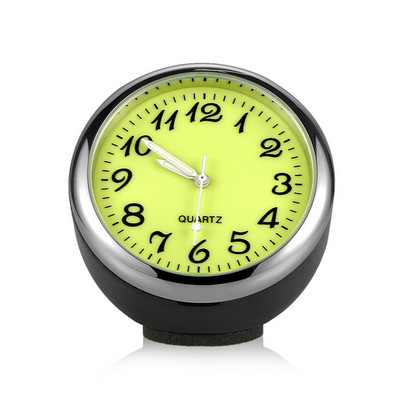 Helendav kella termomeeter Hügromeeter auto auto armatuurlaua kaunistused kaunistused autode käekellad autode kujundamise tarvikud