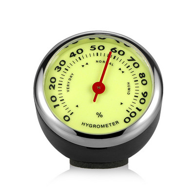 Helendav kella termomeeter Hügromeeter auto auto armatuurlaua kaunistused kaunistused autode käekellad autode kujundamise tarvikud