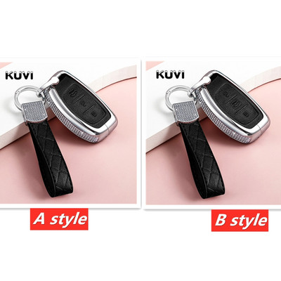 Husa pentru chei de mașină din piele din aliaj pentru Hyundai Creta I10 I20 I30 I40 IX20 IX25 IX35 ITucson Elantra Santa Fe 2016 2017 2018