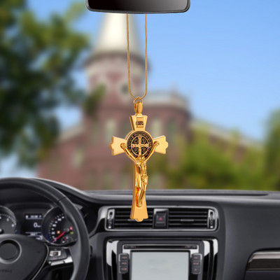 Pandantiv pentru mașină Automobile Creștin Iisus Crucifix Figurină
