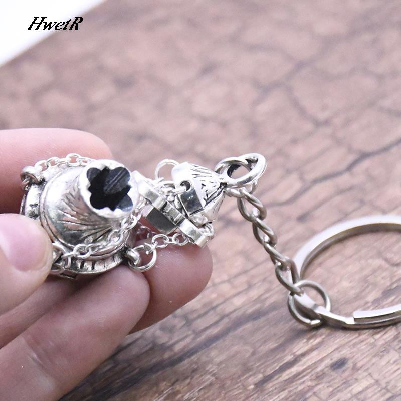 Κρεμαστό με μπρελόκ χριστιανικό θυμιατό, χρησιμοποιήσιμο καυστήρα μπαχαρικών Θρησκευτικό μπρελόκ Κοσμήματα πουγκί μενταγιόν αυτοκινήτου