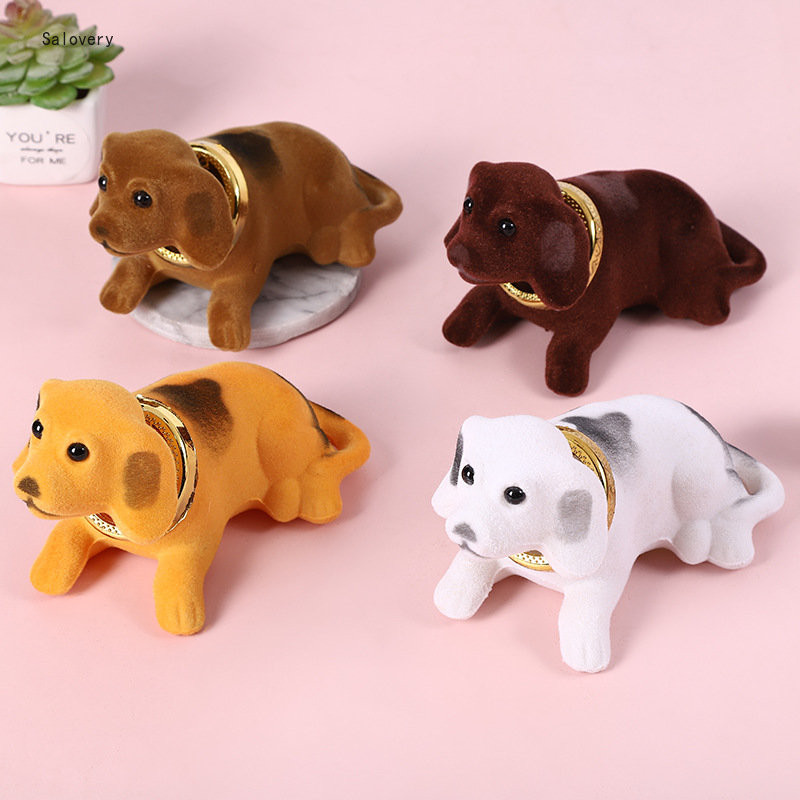 Uued armsad autosalongi aksessuaarid Naljakad autokaunistused Auto armatuurlaud Mänguasjad Pea raputav Koer nukk Kaunistus Noogutav kutsikas