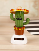 Cactus Leagăn automat Solar Soare Floare Bijuterii Ornamente Figurine Păpuși Decorarea casei mașinii în miniatură