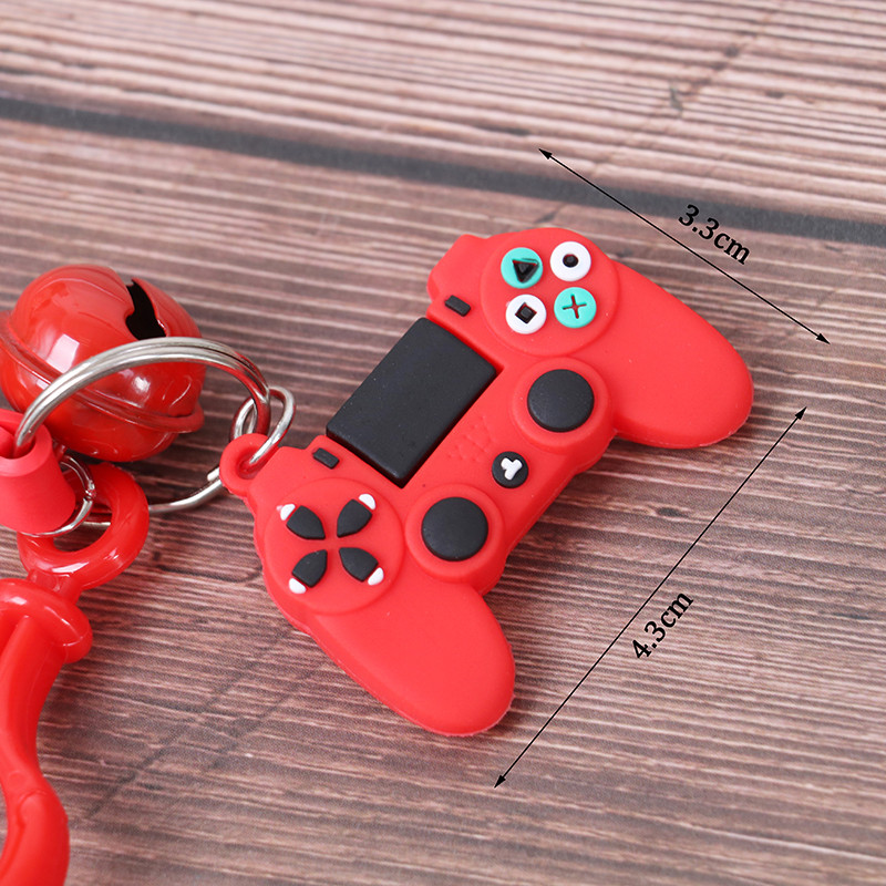 Kreatív videojáték fogantyús kulcstartó Kreatív joystick modell kulcstartó kulcstartó barátoknak, férfiaknak kulcstartó csecsebecse Ajándék