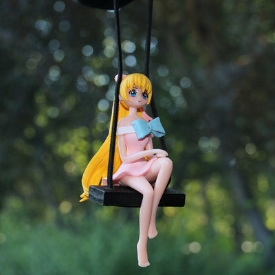 Autó medál Decor Sailor Moon Swing akciófigura Függő Gadget Automatikus visszapillantó tükör Női Dísz Belső Voiture Tartozék