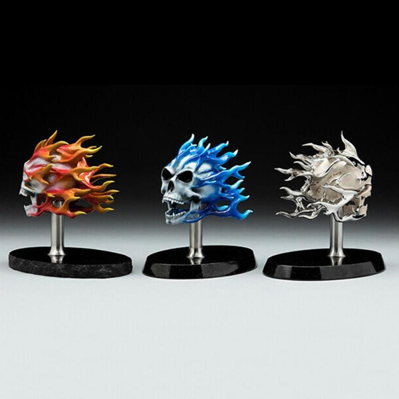 Csontváz dekoratív figura Harley motorkerékpár fényszóró védőablakához egyedi csontváz koponya króm szobor motorkerékpár dekor