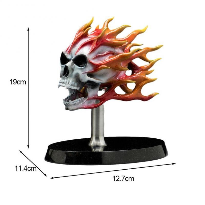 Csontváz dekoratív figura Harley motorkerékpár fényszóró védőablakához egyedi csontváz koponya króm szobor motorkerékpár dekor