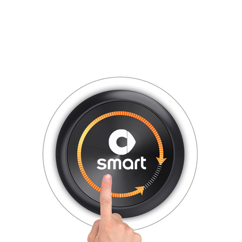 Autós légfrissítő autós parfüm UFO Shape Scent Decor frissítő ülés aromaterápia Smart 451 453 Fortwo Forfour számára