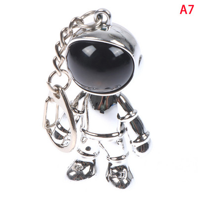 1PC 3D astronaut svemirski privjesak za ključeve od legure Poklon za gadgete za držač privjeska