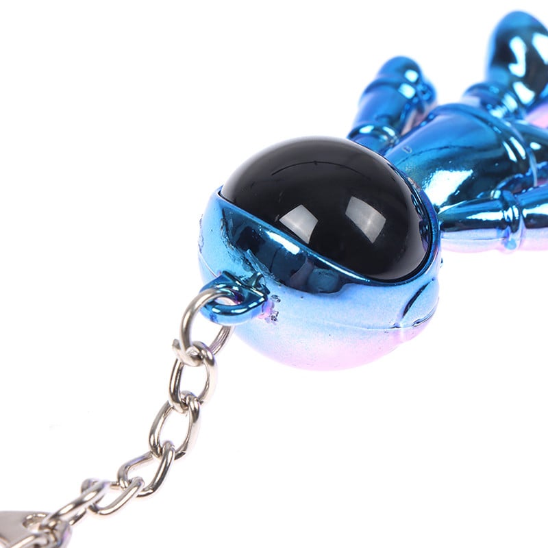 1PC 3D astronaut svemirski privjesak za ključeve od legure Poklon za gadgete za držač privjeska