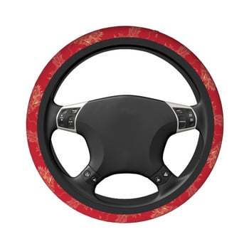 Red Cool Myth Dragon Car Steering Heel Cover 37-38 Αντιολισθητικό κάλυμμα Τιμονιού Fashion Auto Εσωτερικά αξεσουάρ