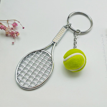 Μπρελόκ για ρακέτα τένις - Cute Sport Mini Μπρελόκ αυτοκινήτου Κρεμαστό Μπρελόκ 6 χρωμάτων Sports Keychain Who loves sports Δώρα 17248