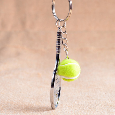 Μπρελόκ για ρακέτα τένις - Cute Sport Mini Μπρελόκ αυτοκινήτου Κρεμαστό Μπρελόκ 6 χρωμάτων Sports Keychain Who loves sports Δώρα 17248