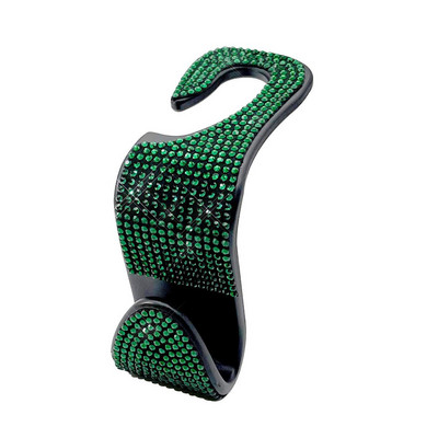 Γάντζος πλάτης καθισμάτων αυτοκινήτου Rhinestone Bling Diamond Hanger Auto Back Βάση στήριξης κεφαλιού γενικής χρήσης Βάση αποθήκευσης Εσωτερικά αξεσουάρ αυτοκινήτου