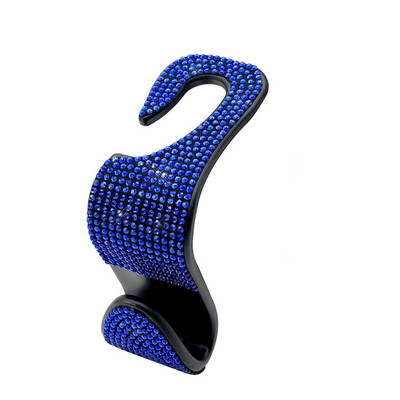 Γάντζος πλάτης καθισμάτων αυτοκινήτου Rhinestone Bling Diamond Hanger Auto Back Βάση στήριξης κεφαλιού γενικής χρήσης Βάση αποθήκευσης Εσωτερικά αξεσουάρ αυτοκινήτου