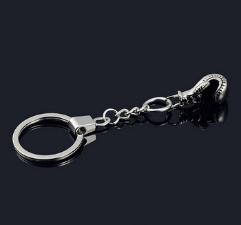 Hot Cool Metal Keychain боксова ръкавица Ключодържател Автомобилен ключодържател Сребрист цвят Ключодържател Мъж Жени Подарък Бижута на едро 17171