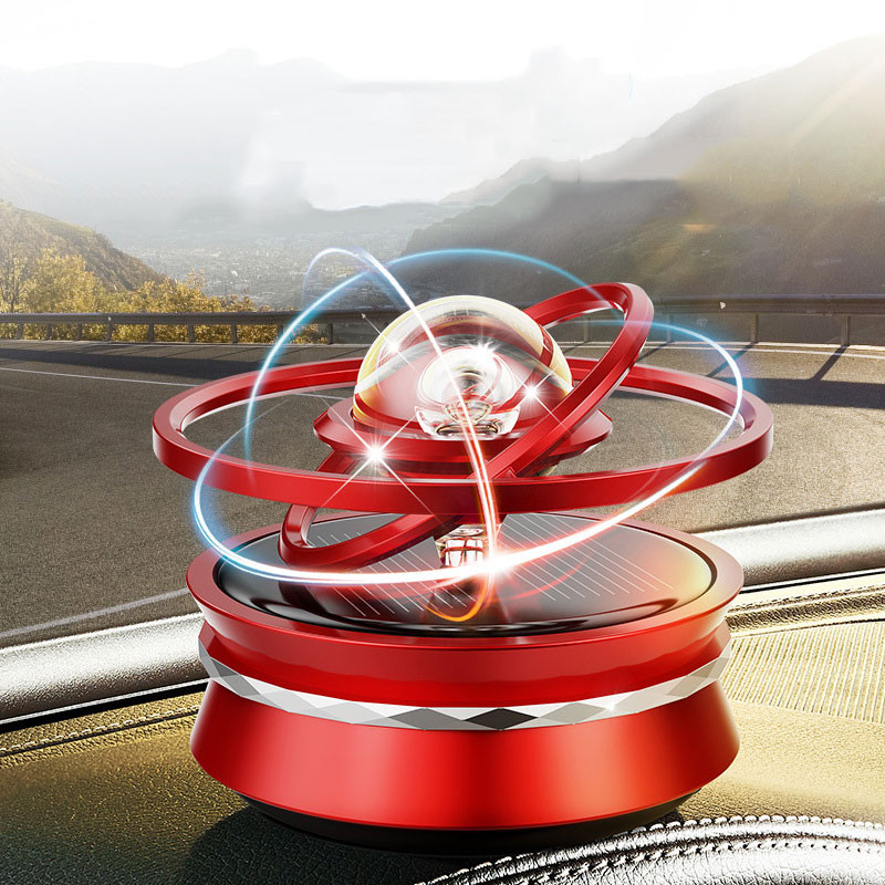 Autó Exquisite Középkonzol Dekoráció Napenergia Automata Forgó Mágneses Levitáció Aromathe Personali Auto Belső Perfu