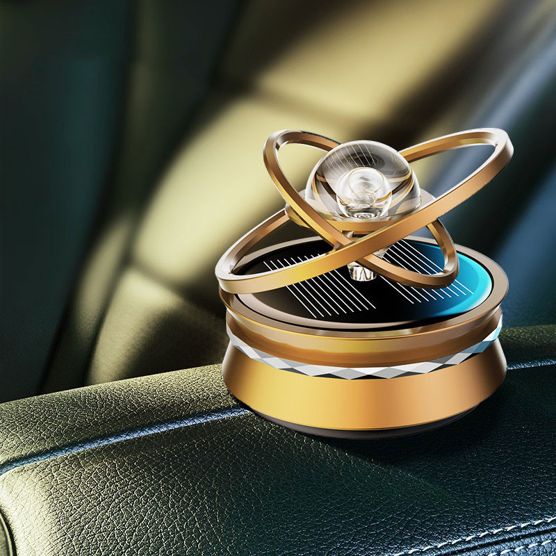 Autó Exquisite Középkonzol Dekoráció Napenergia Automata Forgó Mágneses Levitáció Aromathe Personali Auto Belső Perfu