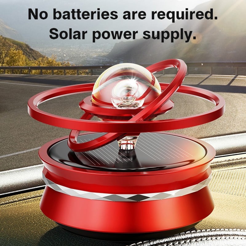 Autó Exquisite Középkonzol Dekoráció Napenergia Automata Forgó Mágneses Levitáció Aromathe Personali Auto Belső Perfu
