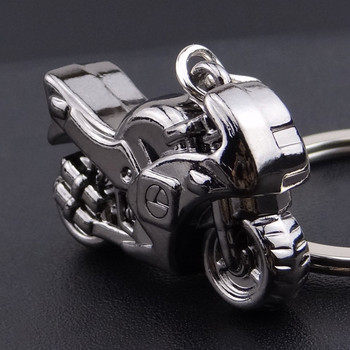 Нов мотоциклет ключодържател Чар метален ключодържател мъже жени ключодържател за кола 4 цвята ключодържател най-добрият подарък бижута