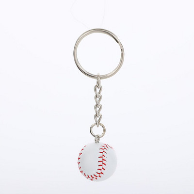Sportajándékok Futball Röplabda Baseball Meccs 3D Labda Emléktárgyak Kulcstartók Futballrajongók Kulcstartó medál