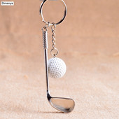 Golf golyós kulcstartó kiváló minőségű fém kulcstartó autós kulcstartó kulcstartó sportszer sport Ajándék szuvenír golyós kulcstartóhoz 17167