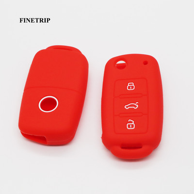 Μην αγγίζετε το κλειδί μου Κάλυμμα τηλεχειριστηρίου χωρίς κλειδί σιλικόνης για VW Caddy Golf Jetta Polo Passat Scirocco Tiguan για κάθισμα Skoda Octavia