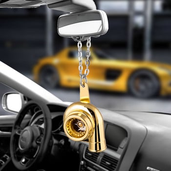 Κρεμαστό αυτοκίνητο Turbo Κρεμαστά στολίδια Auto Εσωτερικό Hip-hop Auto Διακοσμητικό καθρέφτη πίσω όψης Κρεμαστά διακοσμητικά αξεσουάρ Διακόσμηση αυτοκινήτου