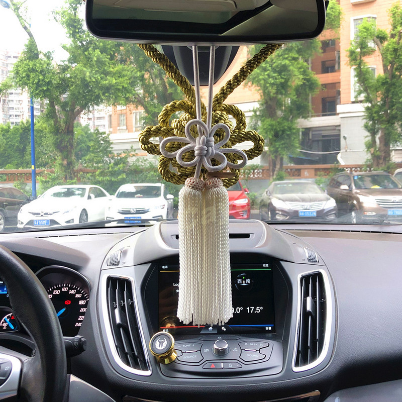 JDM Junction 10. évfordulós kiadású új modell Kintsuna Rope JP Fusa Kiku Knot autós visszapillantó tükörrögzítő kabalához
