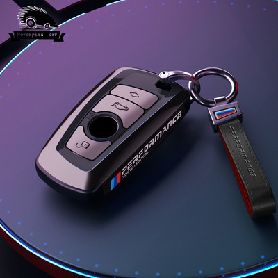 Нано галванопластика PC Car Smart Key Fob Калъф за калъф за BMW 3 4 5 Series 320i 530i 550i F20 F21 F30 F31 F25 F01 F02 ключодържател