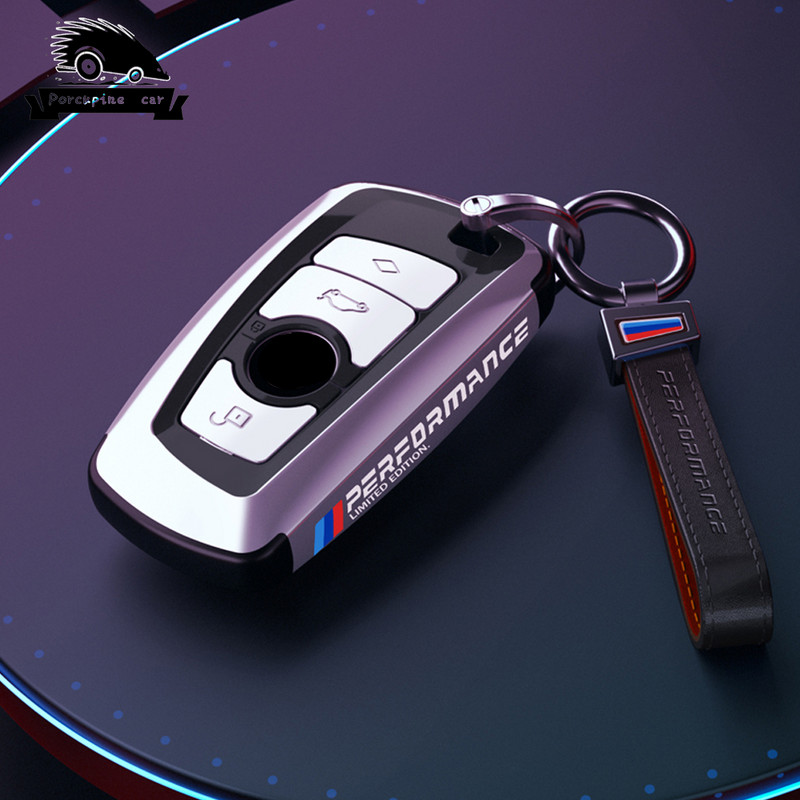 Nano galvanoplastie PC Car Smart Key Fob Husa Husa pentru BMW Seria 3 4 5 320i 530i 550i F20 F21 F30 F31 F25 F01 F02 breloc
