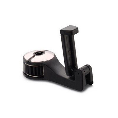 Nugaros kablys 2 in 1 Automobilio galvos atramos kablys su telefono laikikliu Sėdynės nugaros pakaba Krepšiui Rankinės Piniginės Maisto prekių audinys Sulankstomas spaustukai Organizuoti